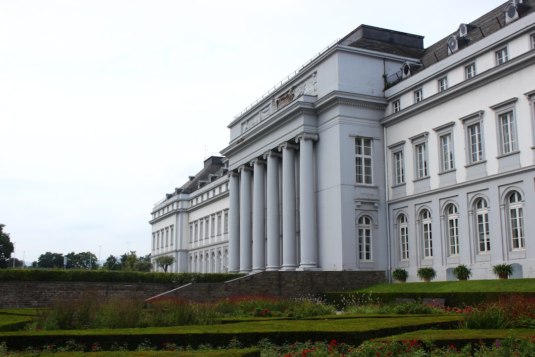 Koblenz riverside gardens for the Rhine Valley and Austria trip
